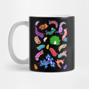 Rainbow Nudibranchs (Sea Slugs) Assortment Mug